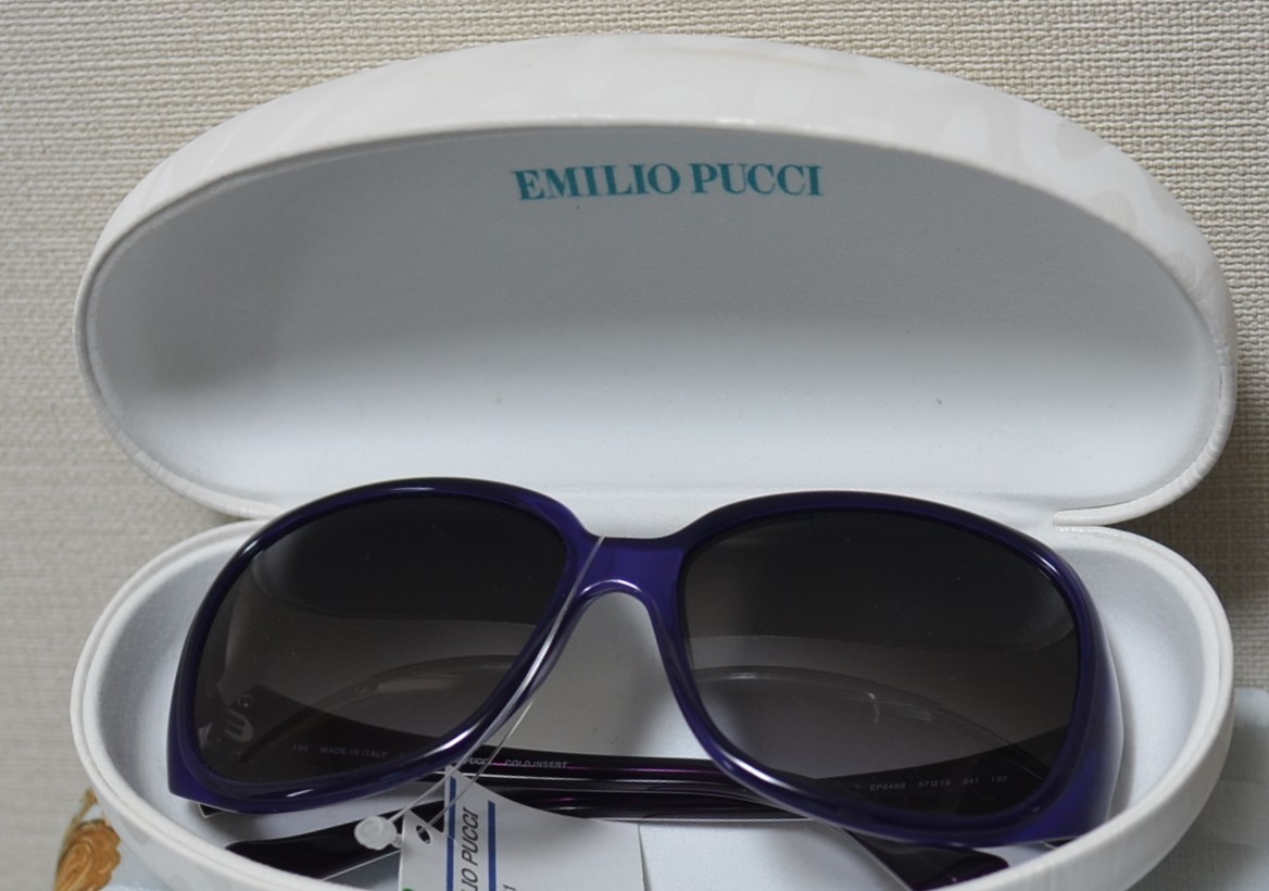 ○EMILIO PUCCI エミリオプッチ○ サングラス ケース付き 未使用品