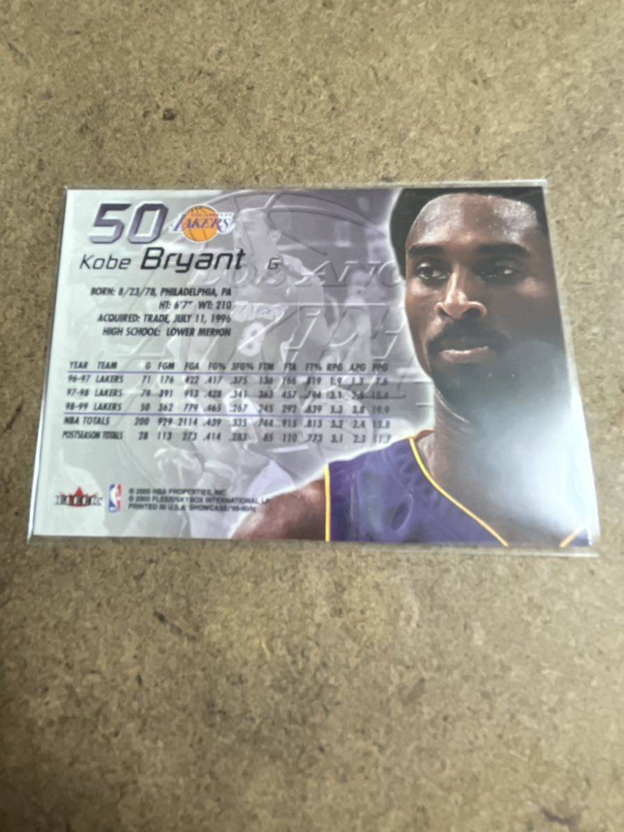 ◇コービー・ブライアント　トレーディングカード　トレカ　ロサンゼルス・レイカーズ　NBA KOBE BRYANT LAKERS フリアー　FLEER 50_画像2