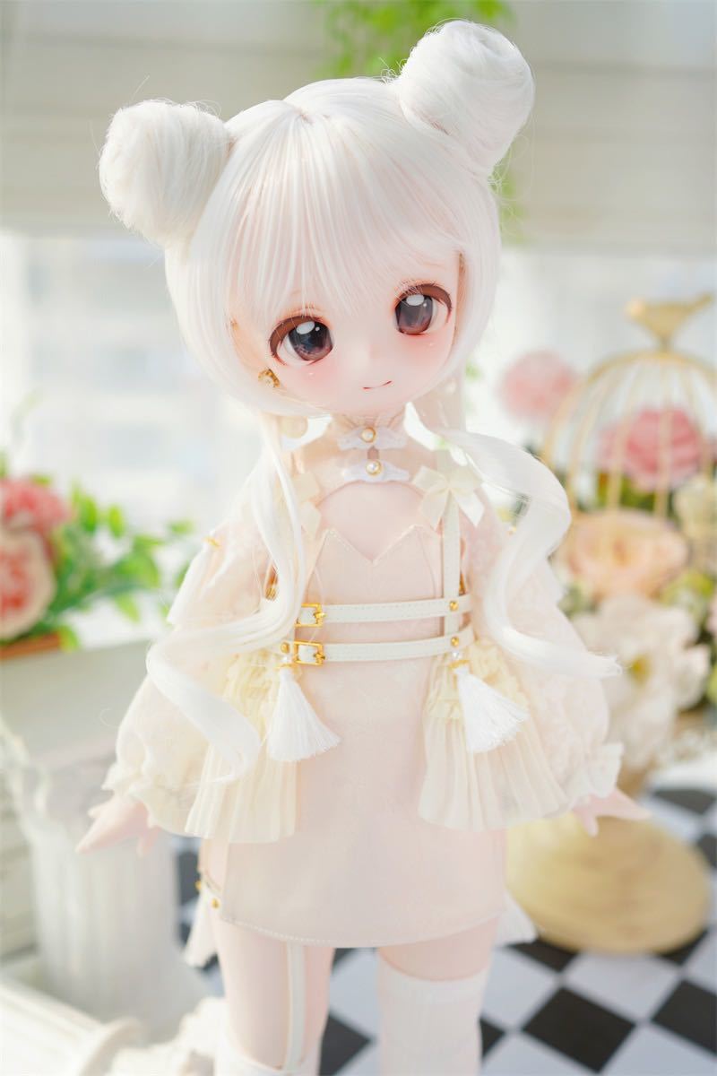 BJDドール用ウィッグ MDD/kumako/DDサイズ通用 8-9インチ 球体関節人形 doll_画像2