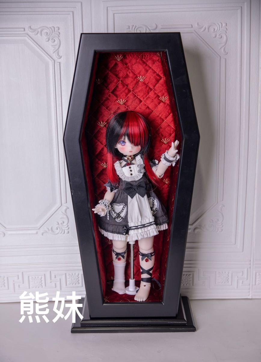 BJDドール用展示箱 ドールケース MDD/kumako/MSDサイズ 1/4 全3色 球体関節人形 doll_画像6