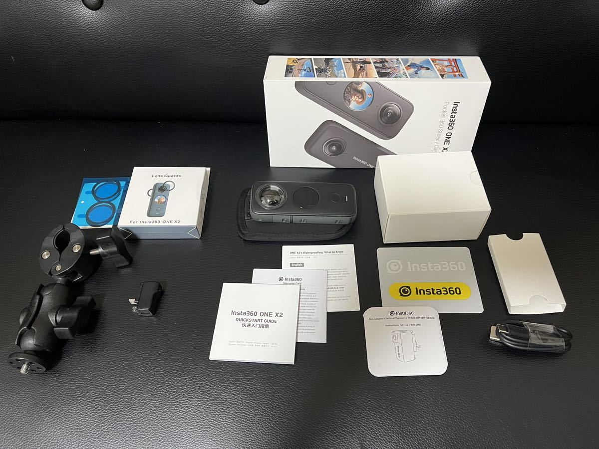 Yahoo!オークション - 【美品】insta360 one x2 付属品)マイクアダ...