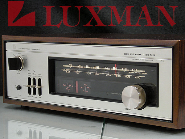  Luxman Vintage overflow AM/FM stereo tuner LUXMAN T-300V( original box equipped )