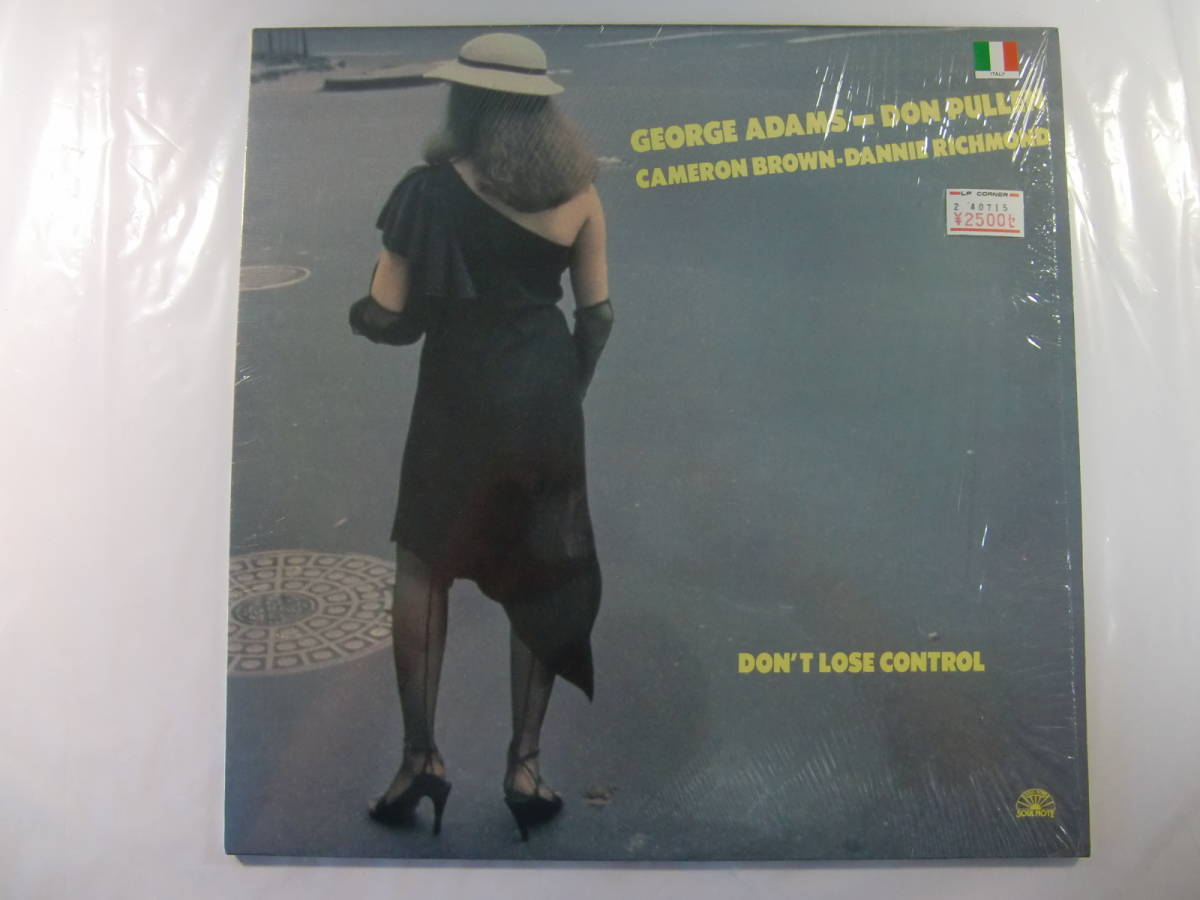 GEORGE ADAMS ジョージ・アダムス - DON PULLEN ドン・プーレン / DON'T LOSE CONTROL - CAMERON BROWN - DANNIE RICHMOND - Soul Note_画像1