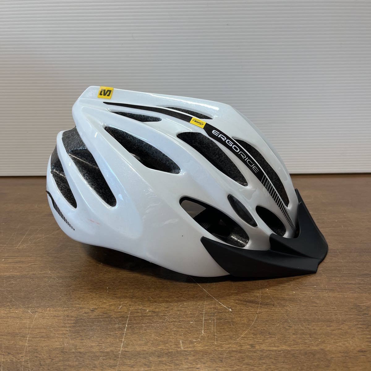 マビック MAVIC ERGORIDE ヘルメット ホワイト L(57-61cm) 自転車