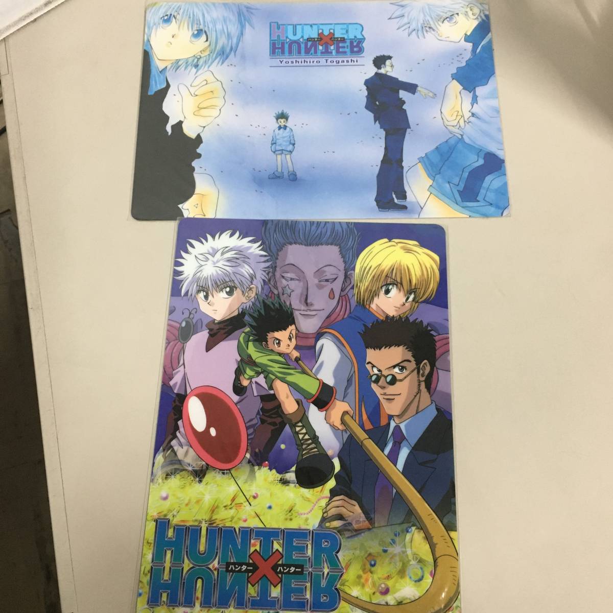 ◇HUNTER×HUNTER 下敷き 2枚セット ジャンプフェスタ 2001 JF 他1枚