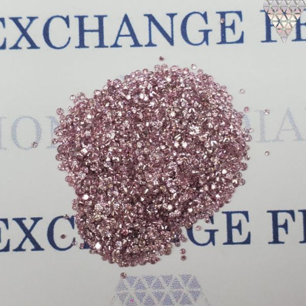 超特価激安の商品をすべて 10 Pink Purplish Vivid Fancy ct 0.05 約 合計 ct 0.005 ピース ダイヤモンド