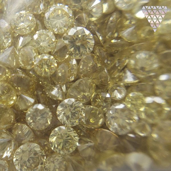 合計 3.0ct Fancy Light - Fancy Brownish Yellow 系 天然 ダイヤモンド メレ カラー MIX 量り売り_Fancy Light - Fancy Brownish Yellow