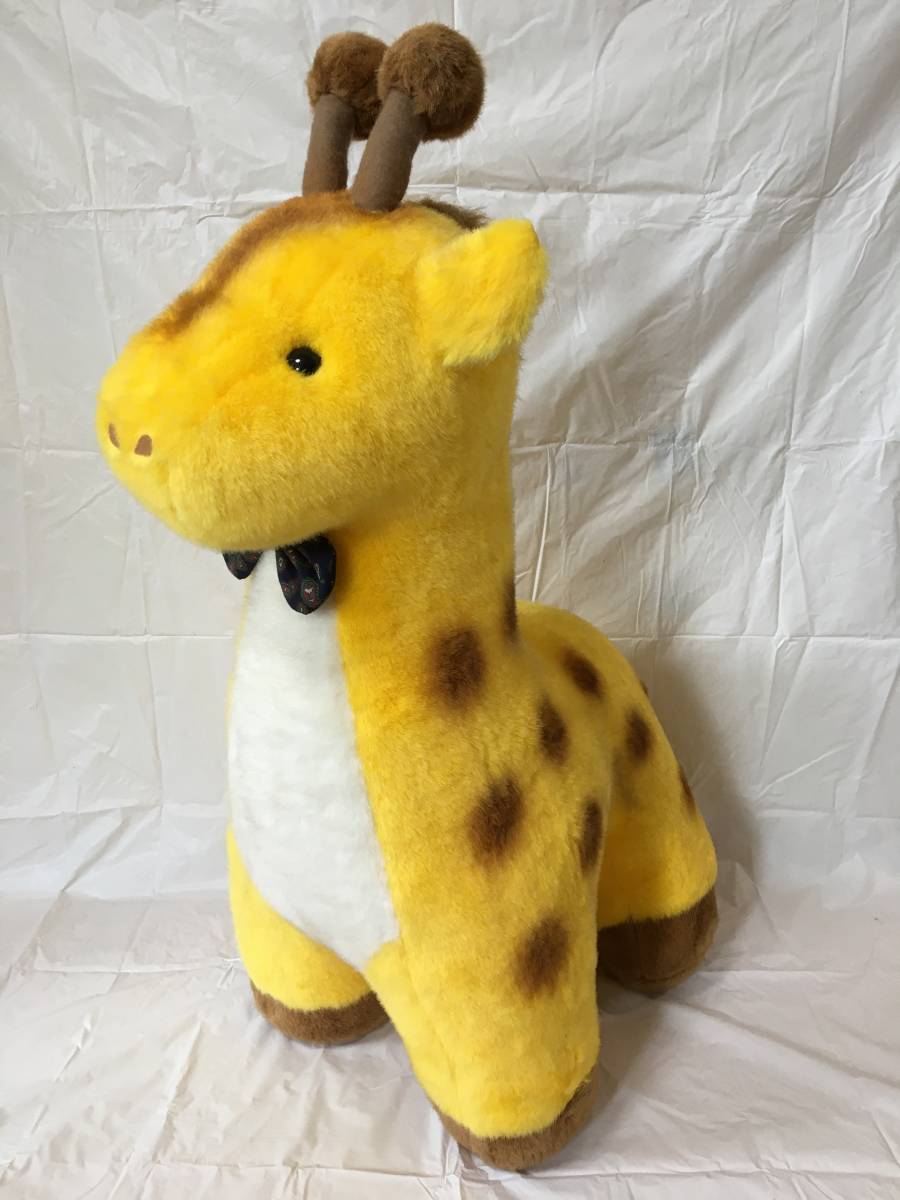 新しく着き 〇K128〇ぬいぐるみ giraffe 麒麟 きりん 3L キリン ズーニーランド ヨシトク 吉徳 約73cm 大きめ 大きい 特大 キリン