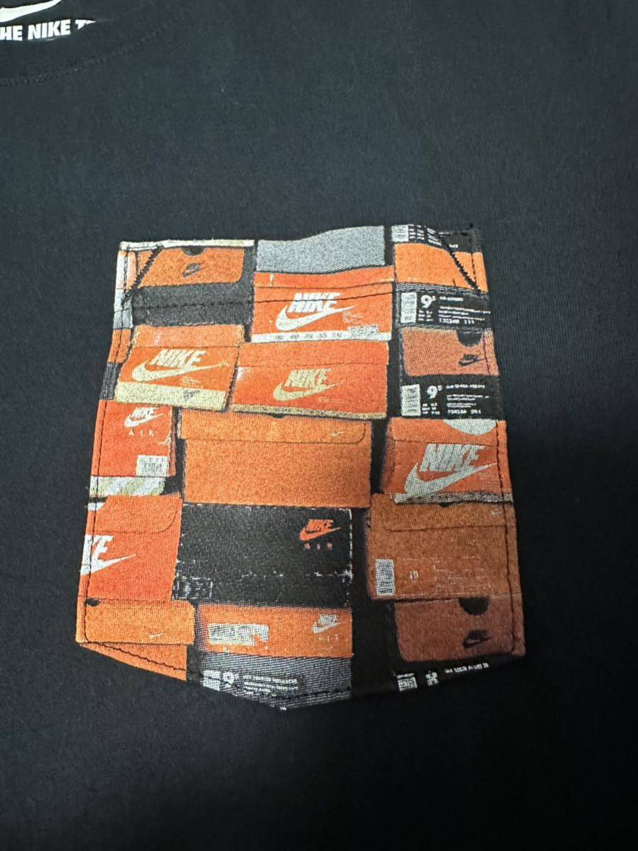 NIKE ナイキ キャップ アトモス Tシャツ シューズボックス柄 supreme jordan M サイズ_画像3