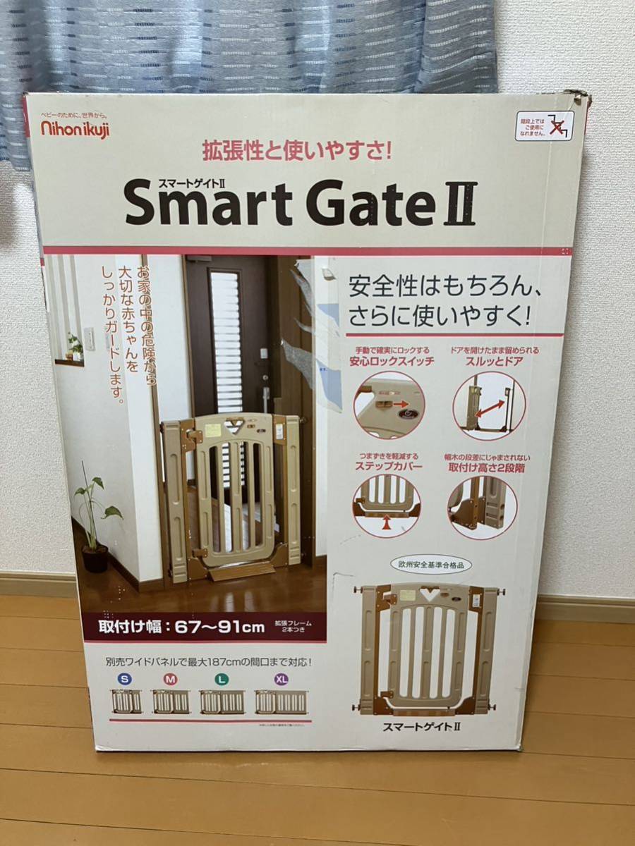 [ childcare ] Japan childcare / Smart gate 2/ baby gate / baby fence / natural /Smart GATE/ baby fence 