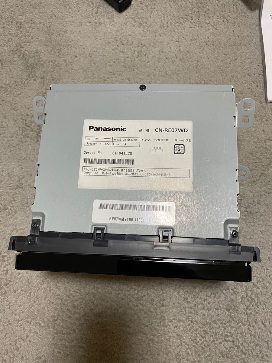 Panasonic7インチワイドナビ(cn-re07wd) & ETCセット|PayPayフリマ