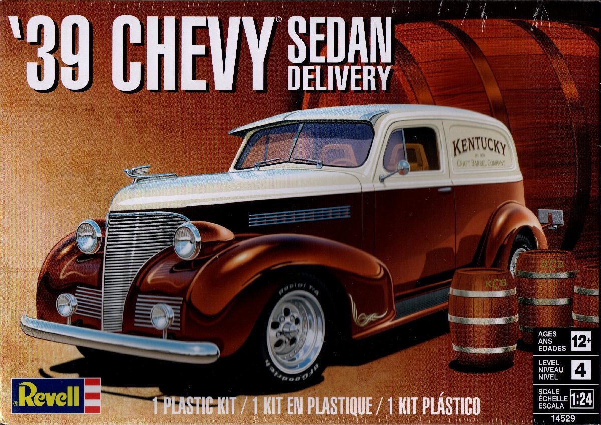 '39 Chevil Seedant Delivering с баррелем 1/25 American Level