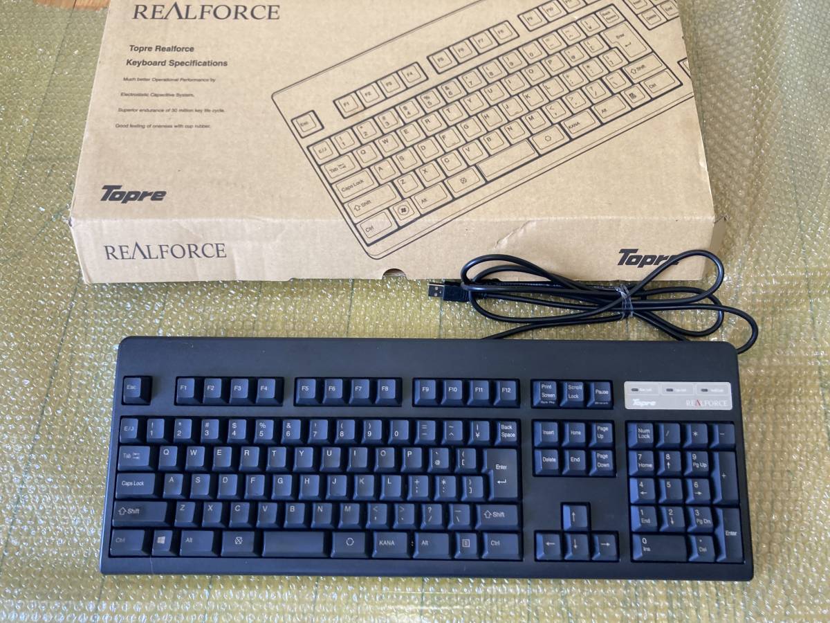 ヤフオク! - 東プレ Topre Realforce SJ08B0(英語表記 )