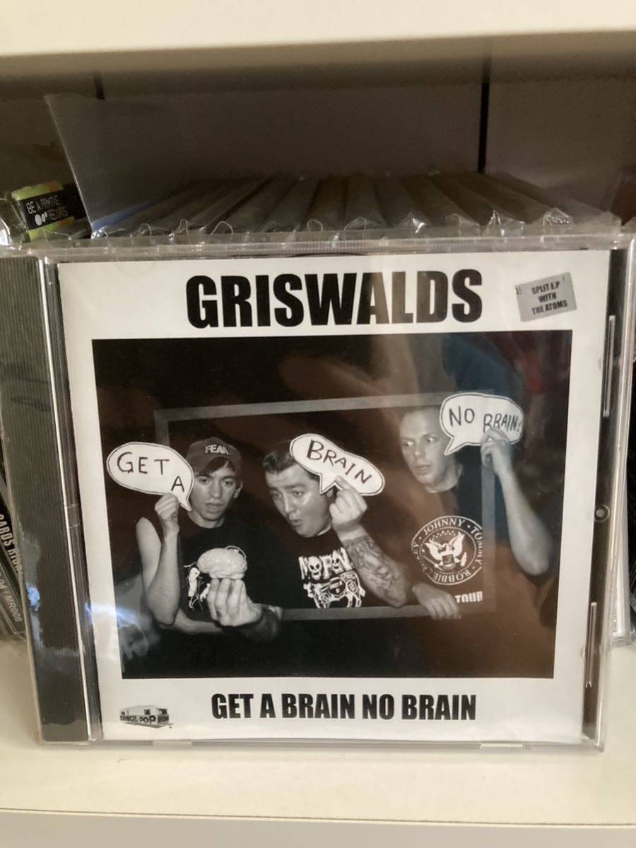 Griswalds / The Atoms 「Get A Brain No Brain 」CD punk UK pop melodic ramones manges queers screeching weasel_画像1