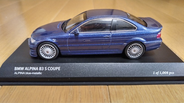 即決　京商　BMW ALPINA　B3　S　COUPE　アルピナ　ブルー　E46　1/43　絶版　限定　完売　レア