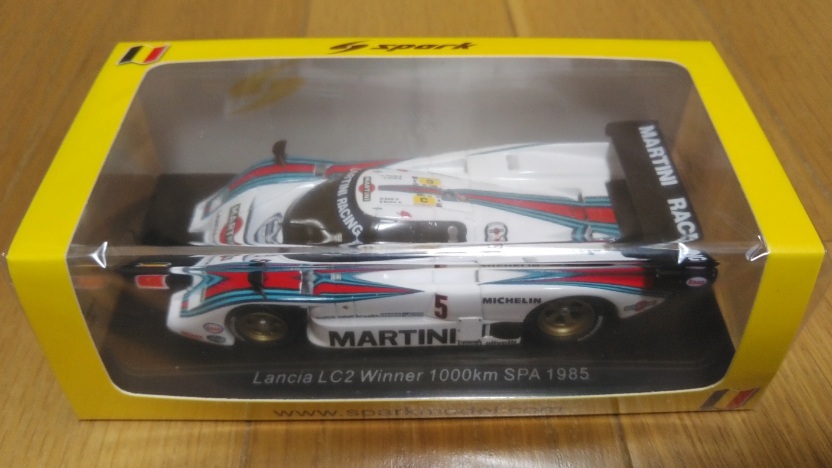 バーゲンで 即決 spark LANCIA LC2 ランチア 1985 100KM SPA スパ 優勝