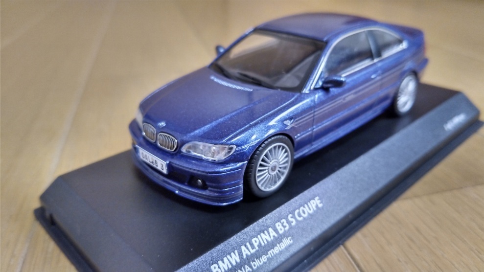 即決　京商　BMW ALPINA　B3　S　COUPE　アルピナ　ブルー　E46　1/43　絶版　限定　完売　レア