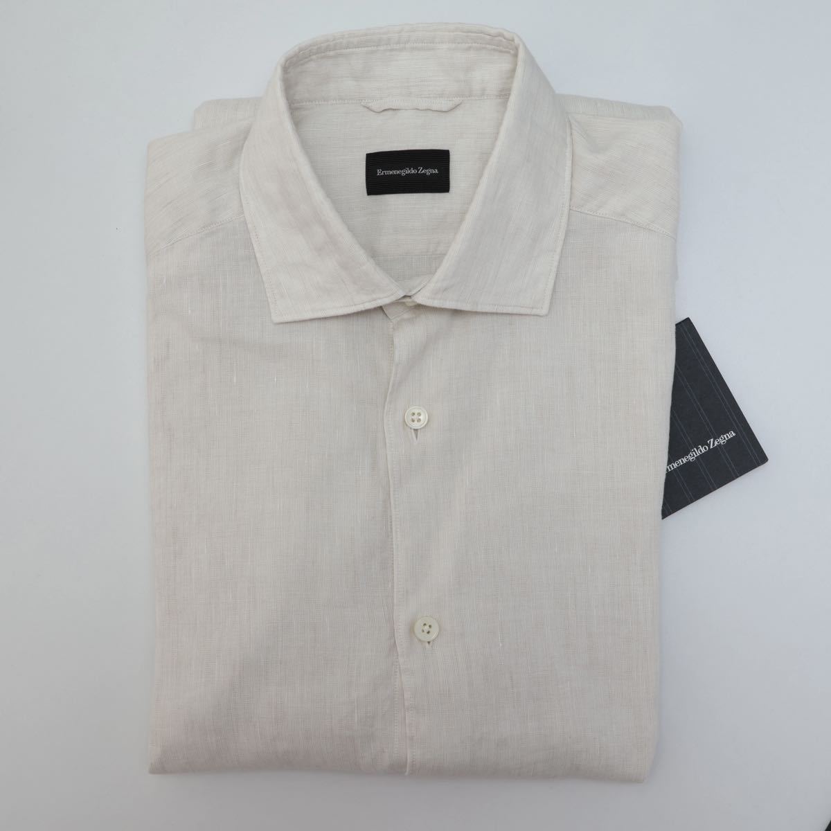 デッドストック Ermenegildo Zegna エルメネジルドゼニア 長袖 シャツ