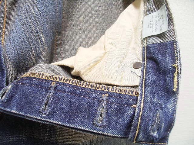 ◇即決[W36]LVC 37501-0002 ワークユニフォームリペアード ローライズ 旧日本製 501XX ビンテージ復刻 LEVI’S VINTAGE CLOTHING■3490_画像2