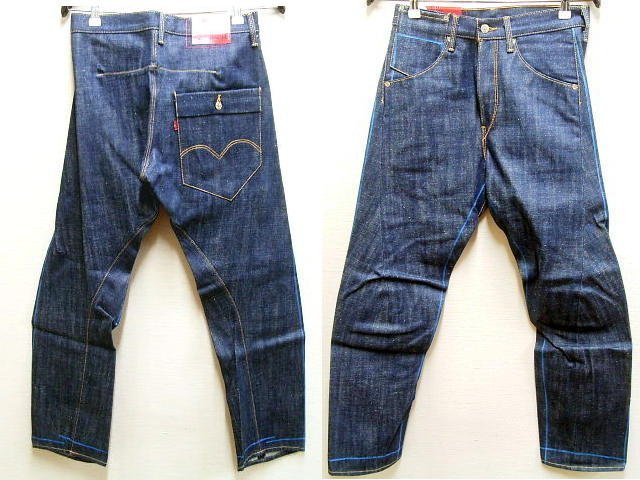 ◇即決[W28]未使用品 Levi's RED 1st STANDARD 初期 BLUE PRINT スタンダード ブループリント ブルーライン デニム リーバイスレッド■3585