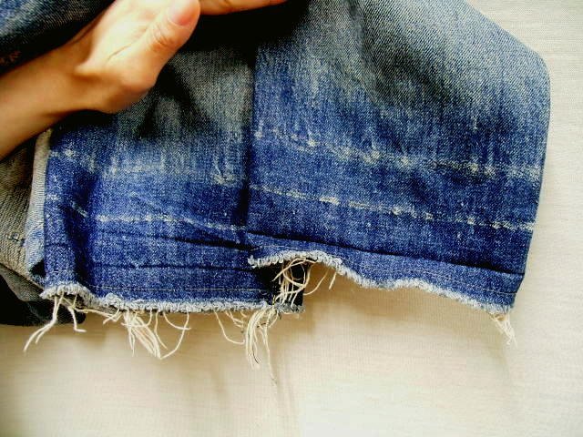 ◇即決[W34]DENIM BY VANQUISH&FRAGMENT VFP4021 17SS FIVE YEARS WASH TAPERED テーパード スリム 13oz カットオフ デニム パンツ■3651_画像2