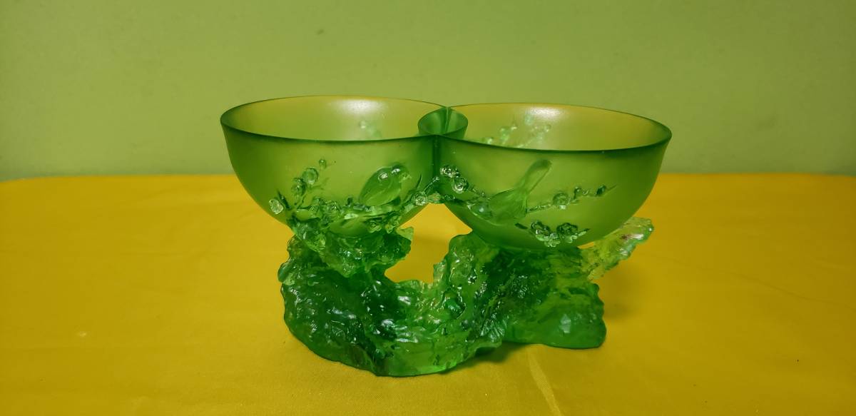 台湾　瑠璃　伝統ガラス工芸　中国美術　箱付