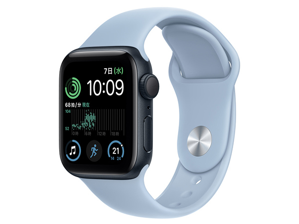 AppleWatch SE 第二世代GPS 40mm ミッドナイトスポーツバンド-