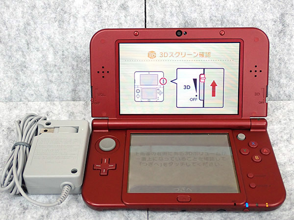 newニンテンドー3DSLL メタリックレッド 任天堂 剥がれ-