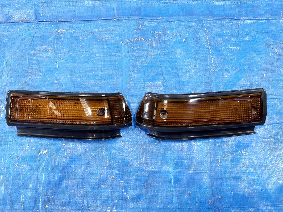 AE86 後期 トレノ サイドマーカー ウインカーレンズ 左右セット
