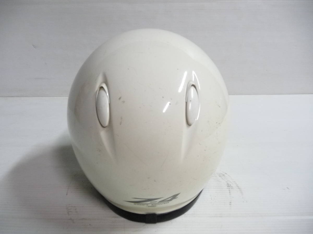 ■SHOEI ショウエイ ヘルメット Z-4 SWIFT MOVER　フルフェイス ミラーシールド ホワイト Sサイズ 55-56cm■_画像4