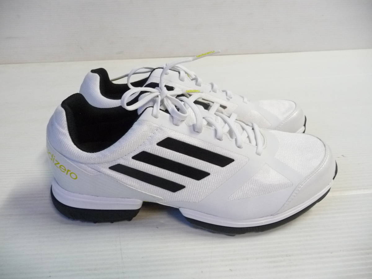 ■未使用 adidas アディダス adizero S TRXN アディゼロ ゴルフシューズ 26cm ホワイト■_画像5