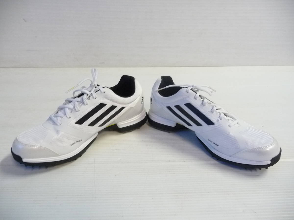 ■未使用 adidas アディダス adizero S TRXN アディゼロ ゴルフシューズ 26cm ホワイト■_画像7