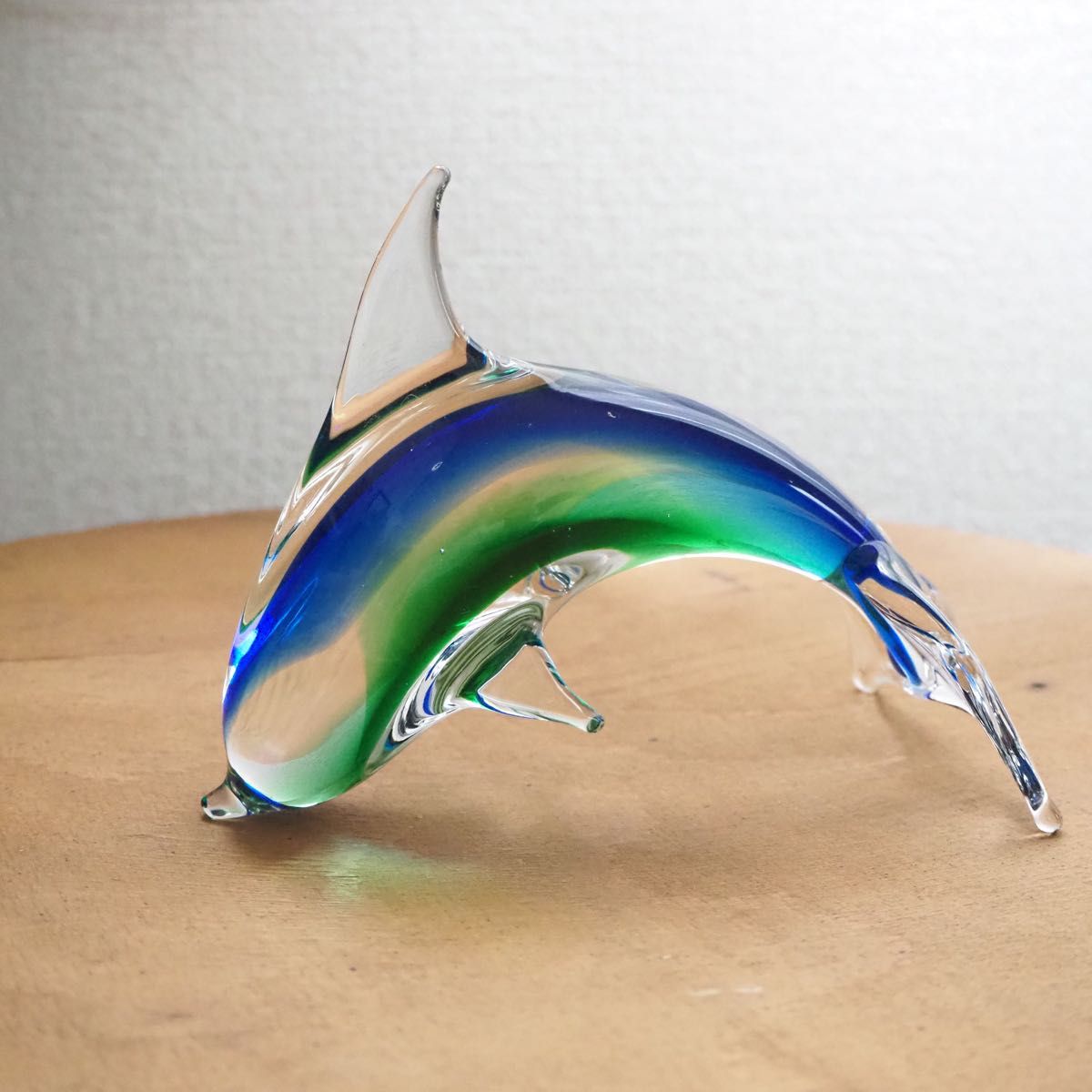 美品 24時間内発送 イタリア ムラノガラス イルカの置物 Murano 美品 24時間内発送 イタリア ムラノガラス イルカの置物 Murano