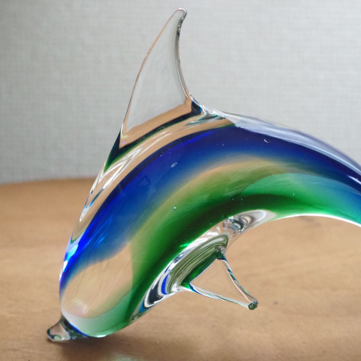 美品 24時間内発送 イタリア ムラノガラス イルカの置物 Murano 美品 24時間内発送 イタリア ムラノガラス イルカの置物 Murano