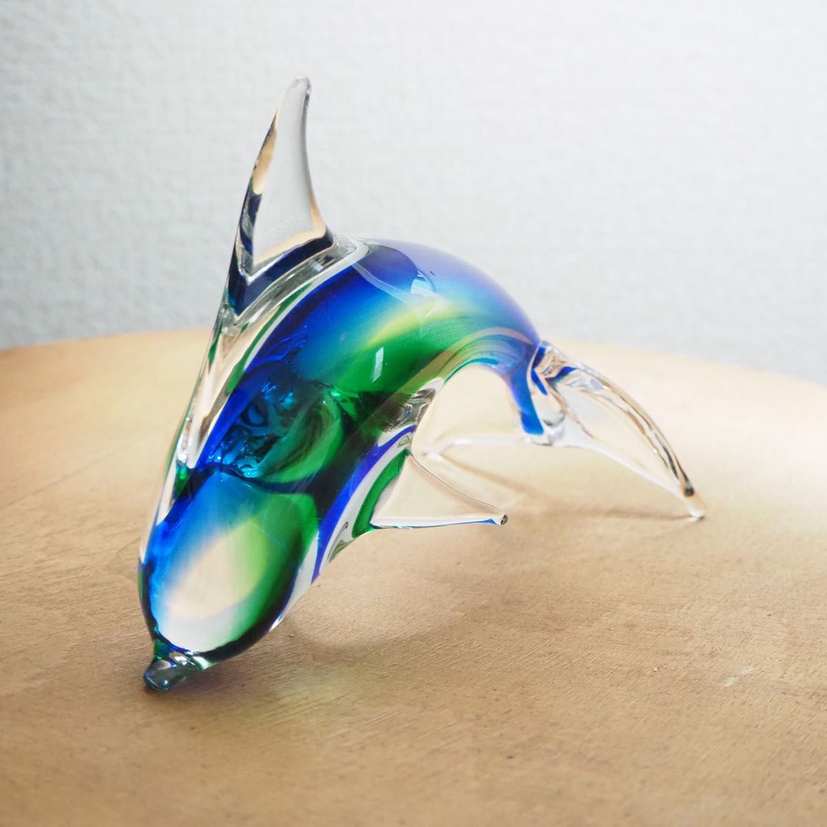 美品 24時間内発送 イタリア ムラノガラス イルカの置物 Murano 美品 24時間内発送 イタリア ムラノガラス イルカの置物 Murano