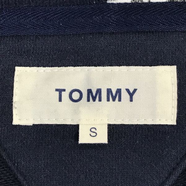 トミー ヒルフィガー/TOMMY★注目フード!フルジップ/NYCプリントパーカー【Mens size -S/紺】◆BC422W_画像6