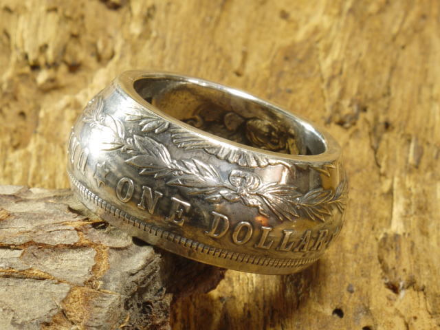  new goods North Works Morgan coin silver ring 25 Morgan 1$ ring northworks N-001