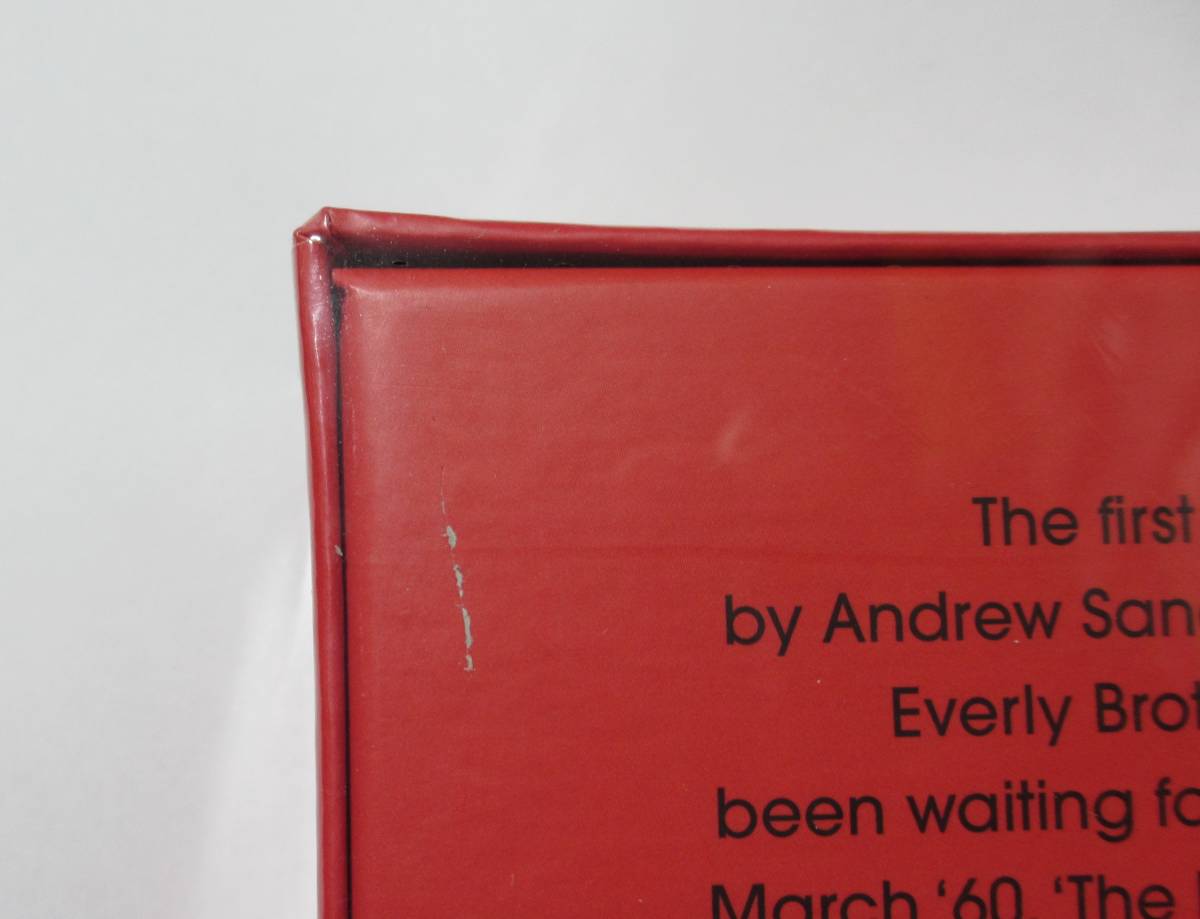 【新品/LPサイズ/輸入盤7CDボックス・セット】THE EVERLY BROTHERS/The Price Of Fame 1960-1965_外箱の裏面、左上角に小さな傷があります。