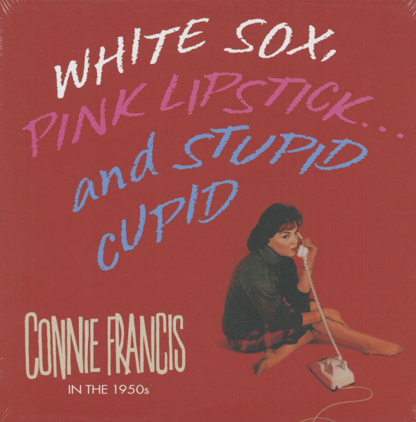 [ new goods /LP size / foreign record 5CD box * set ]CONNIE FRANCIS/White Sox,Pink Lipstick...And Stupid Cupid-In The 1950s