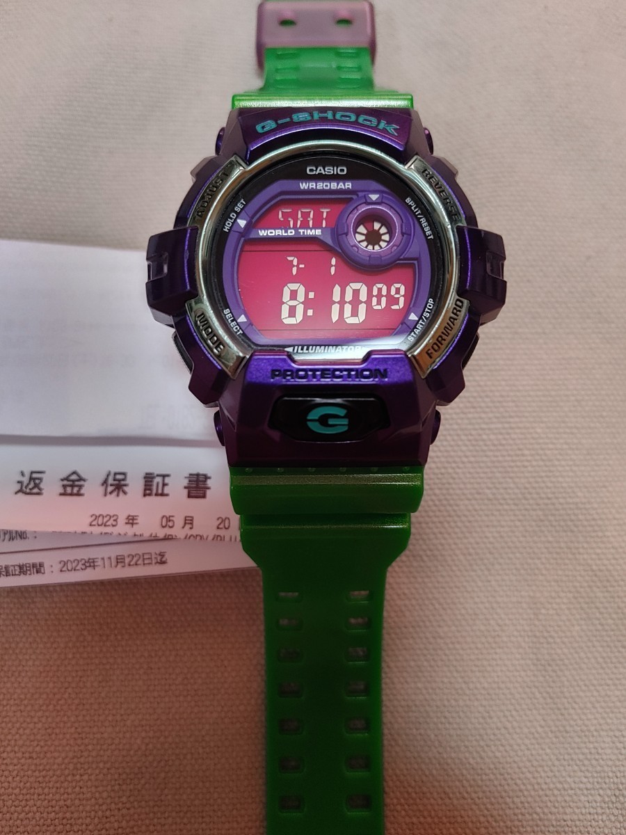 CASIO G-SHOCK 3285 G 8900 SC 廃盤 レア カラー グリーン パープル