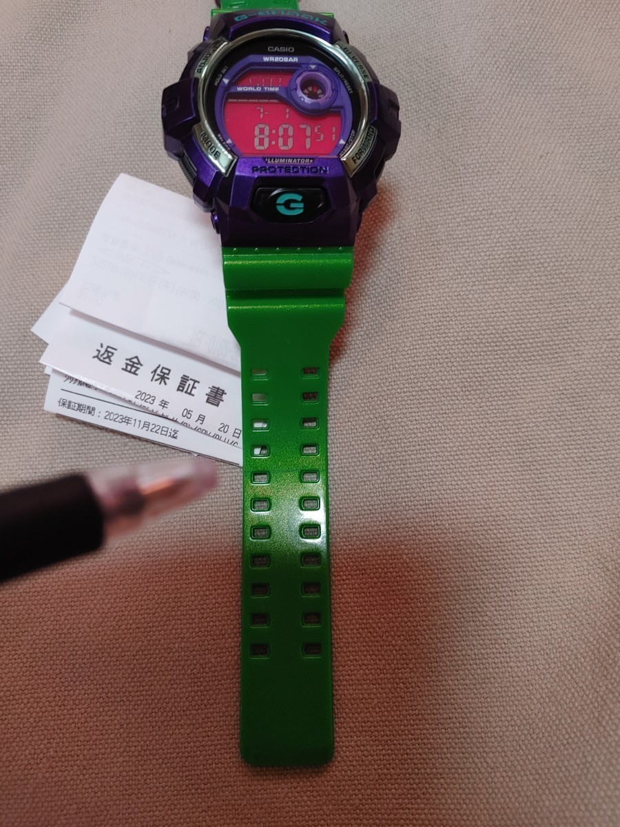 CASIO G-SHOCK 3285 G 8900 SC 廃盤 レア カラー グリーン パープル