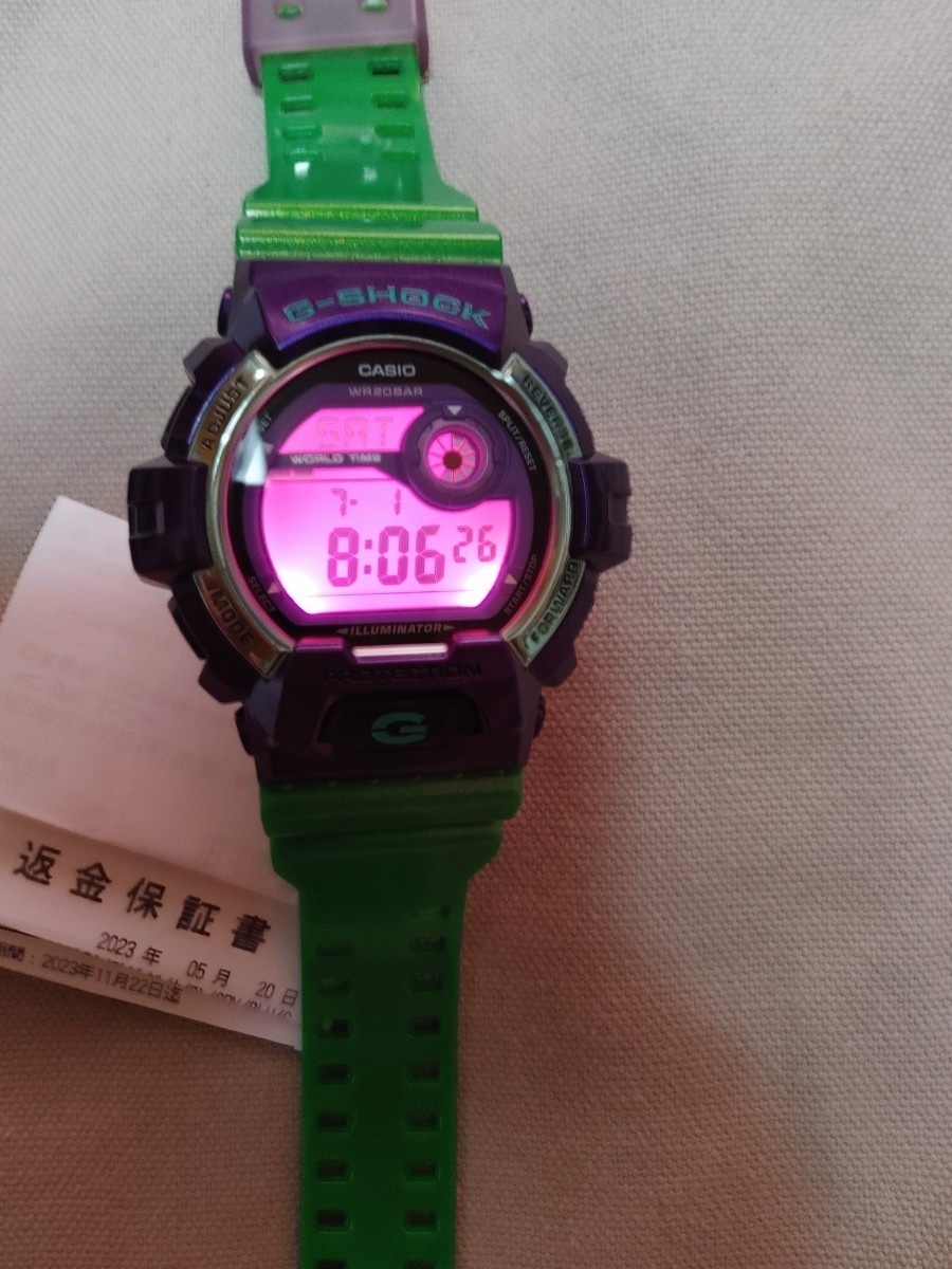CASIO G-SHOCK 3285 G 8900 SC 廃盤 レア カラー グリーン パープル