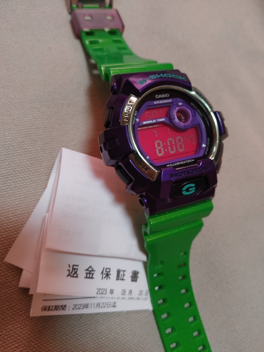 CASIO G-SHOCK 3285 G 8900 SC 廃盤 レア カラー グリーン パープル