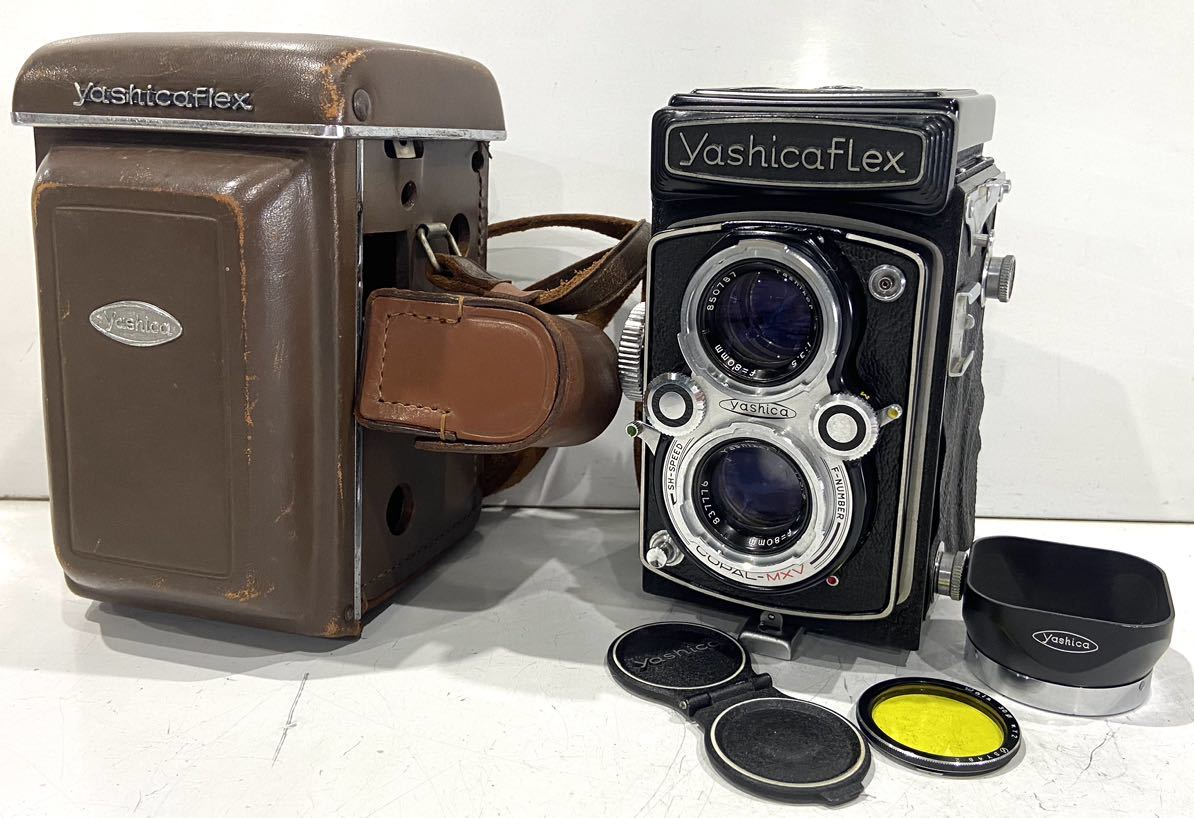230707C☆ YASHICAFLEX COPAL-MXV ヤシカ 二眼レフカメラ レンズ