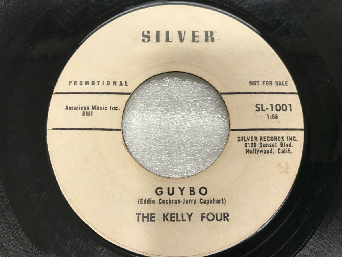 オンラインファッション The Kelly Four/Silver SL-1001/Promo/Guybo/Strollin Guitar/1959  音楽 レコード ロック、ポップス（洋楽）