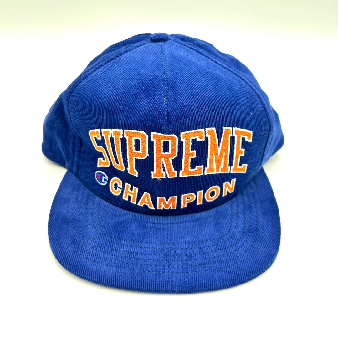 1円〜【新品タグ付き/入手困難】Supreme/Champion 2017SS「5-PANEL CAP