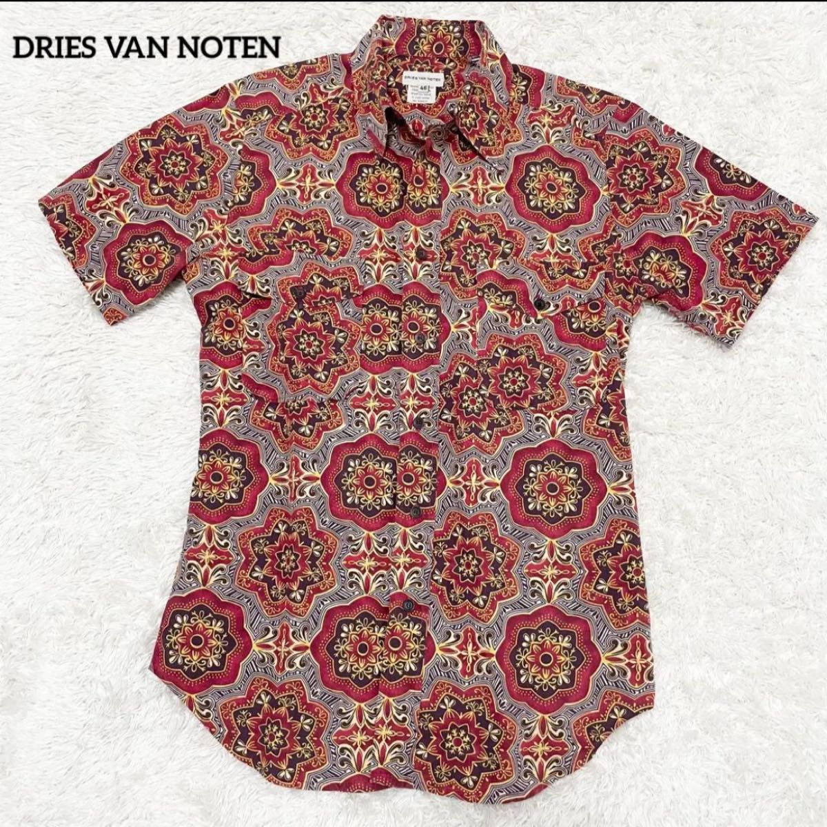 DRIES VAN NOTEN 半袖 シャツ 総柄 46サイズ コットン Yahoo!フリマ（旧）-