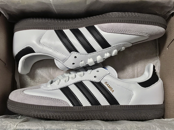 B／国内正規／未着用》 adidas Originals SAMBA OG WHITE