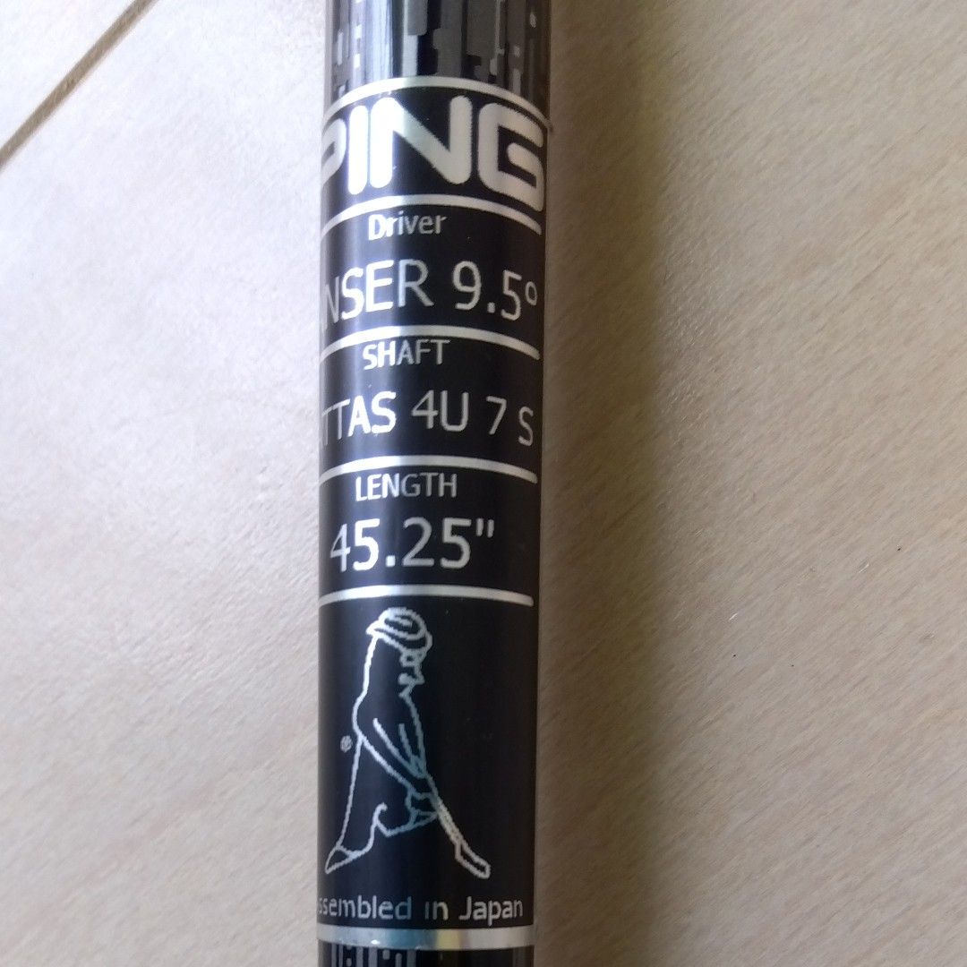 PING ANSER ピン ドライバー《シャフト ATTAS 4U 7S》 9 5° 《S PING ANSER ピン ドライバー《シャフト ATTAS 4U 7S》 9 5° 《S