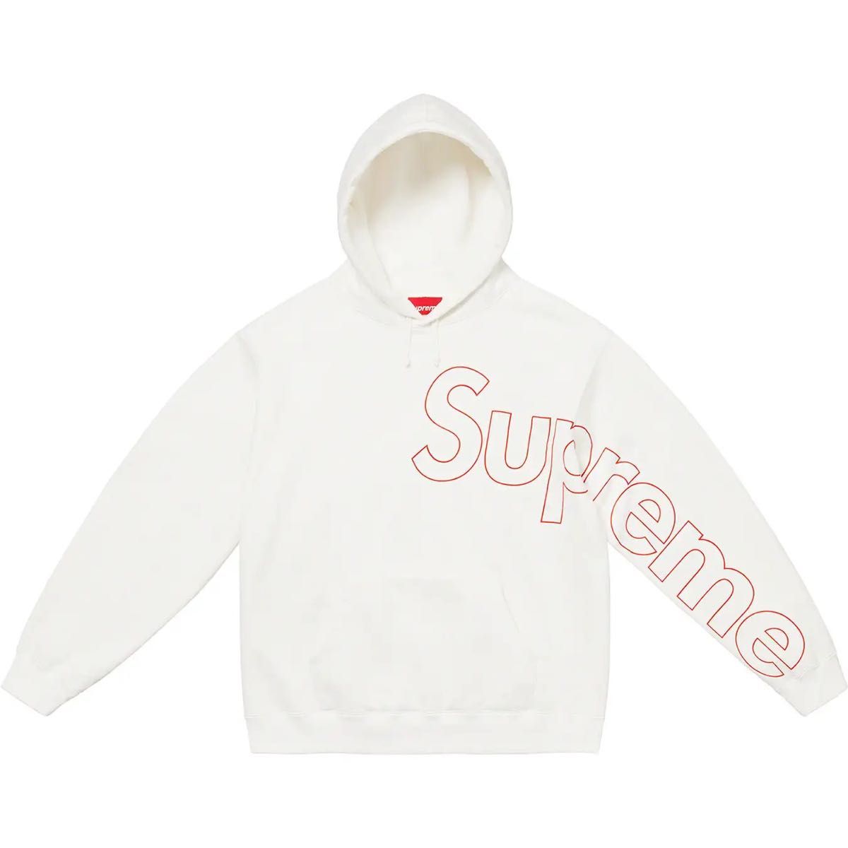 Supreme Reflective Hooded Sweatshirt 白 L